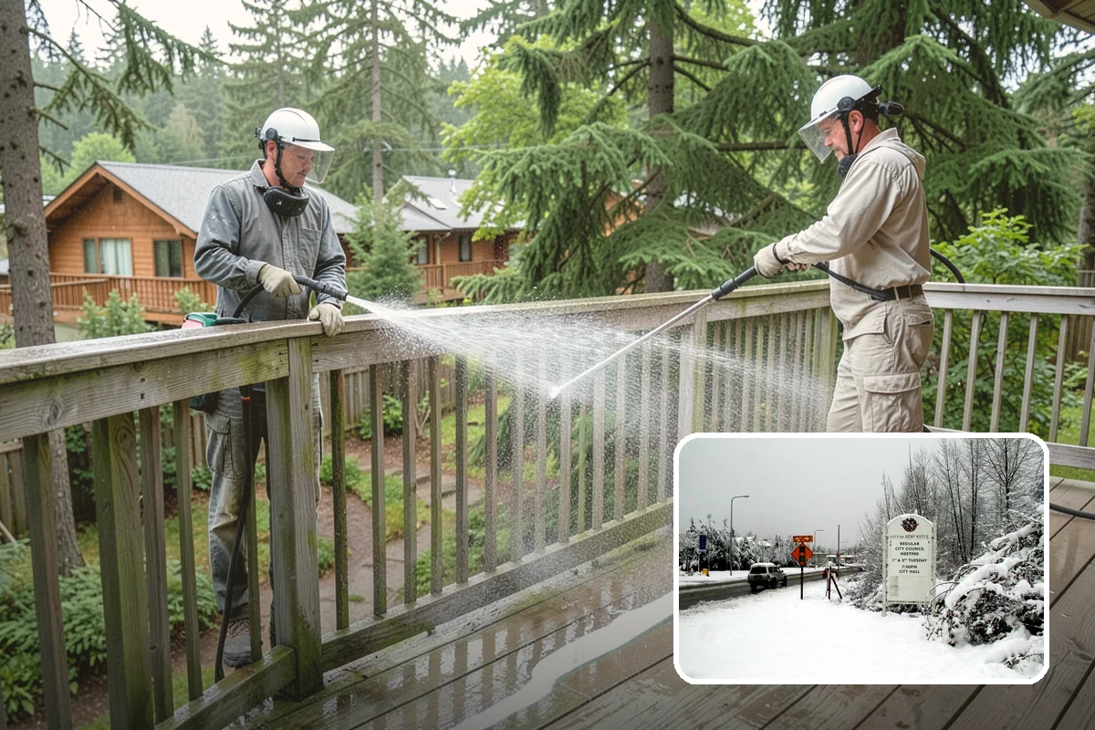 Efflorescence Removal in Newcastle, King County, WA - Actually dissolves the salt crystals instead of hiding them