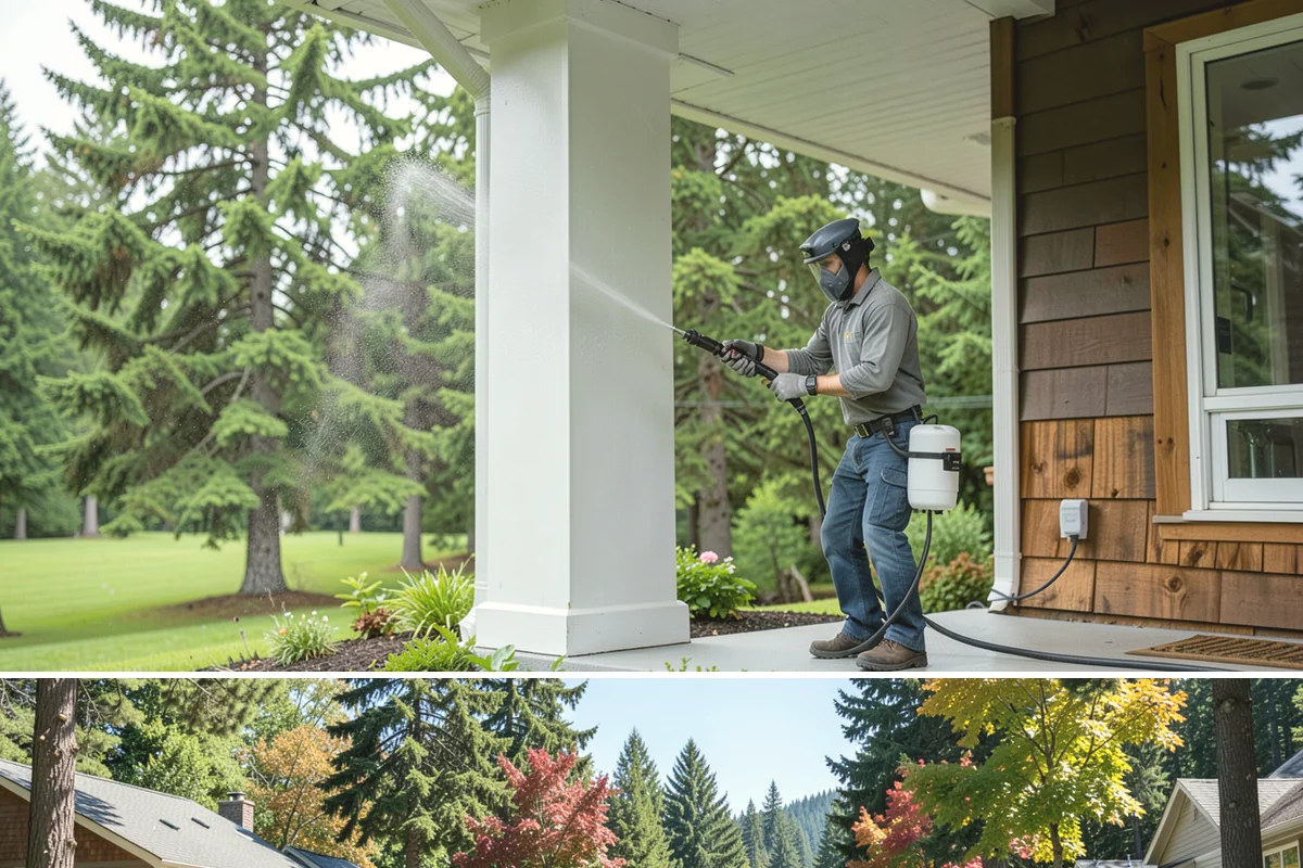 Efflorescence Removal in Orting, Pierce County, WA - Summer is the right time because a dry surface reduces the wicking that produces efflorescence, letting the treatment work and...