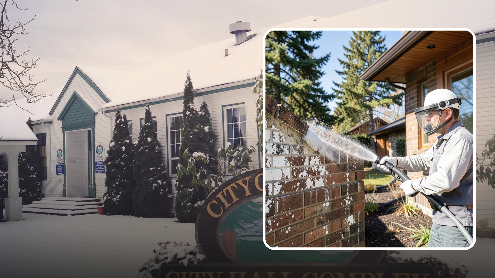 Efflorescence Removal in Pacific, King County, WA - Dissolve and remove the white efflorescence crystals that Washington's wet climate pushes to the surface of masonry.