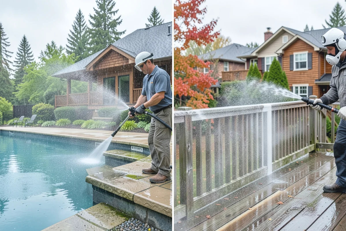 Efflorescence Removal in Roy, Pierce County, WA - Dry-brush loose surface crystals from the masonry