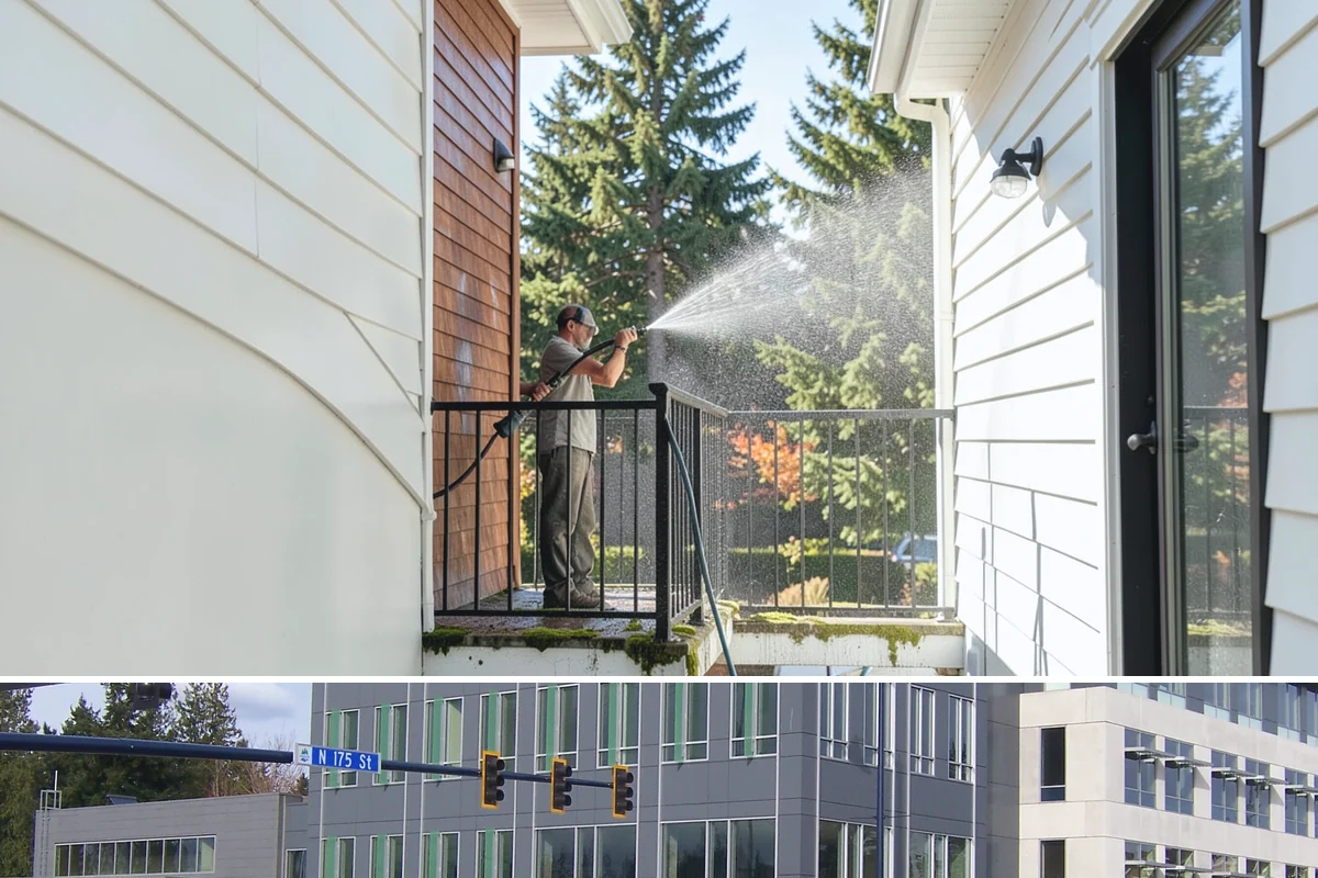 Efflorescence Removal in Shoreline, King County, WA - Summer is the right time because a dry surface reduces the wicking that produces efflorescence, letting the treatment work and...