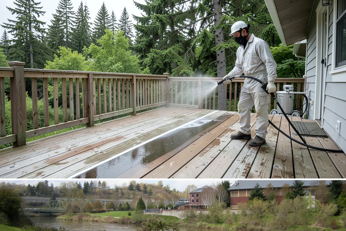 Efflorescence Removal in Tukwila, King County, WA - Summer is the right time because a dry surface reduces the wicking that produces efflorescence, letting the treatment work and...