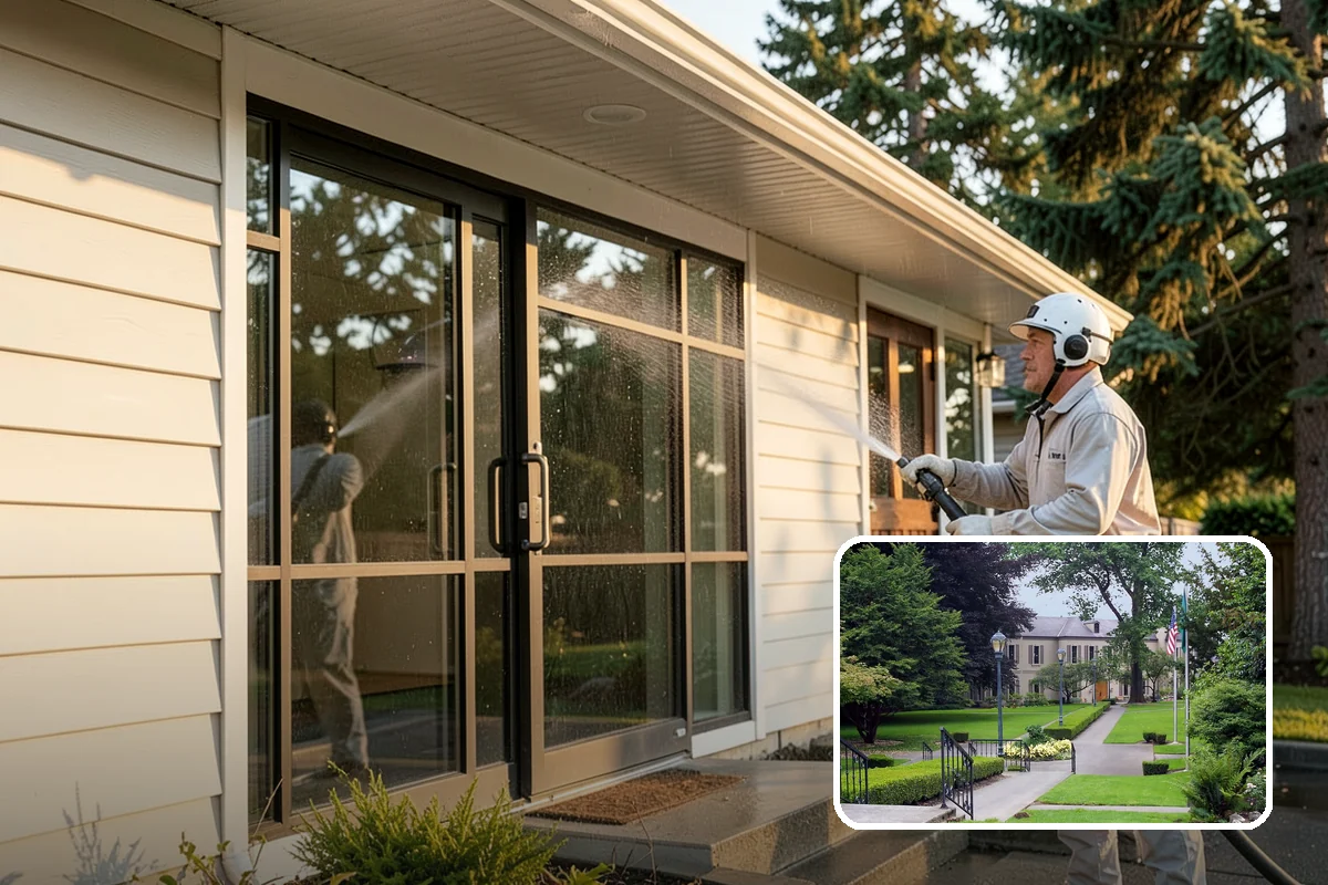 Efflorescence Removal in Woodinville, King County, WA - Actually dissolves the salt crystals instead of hiding them