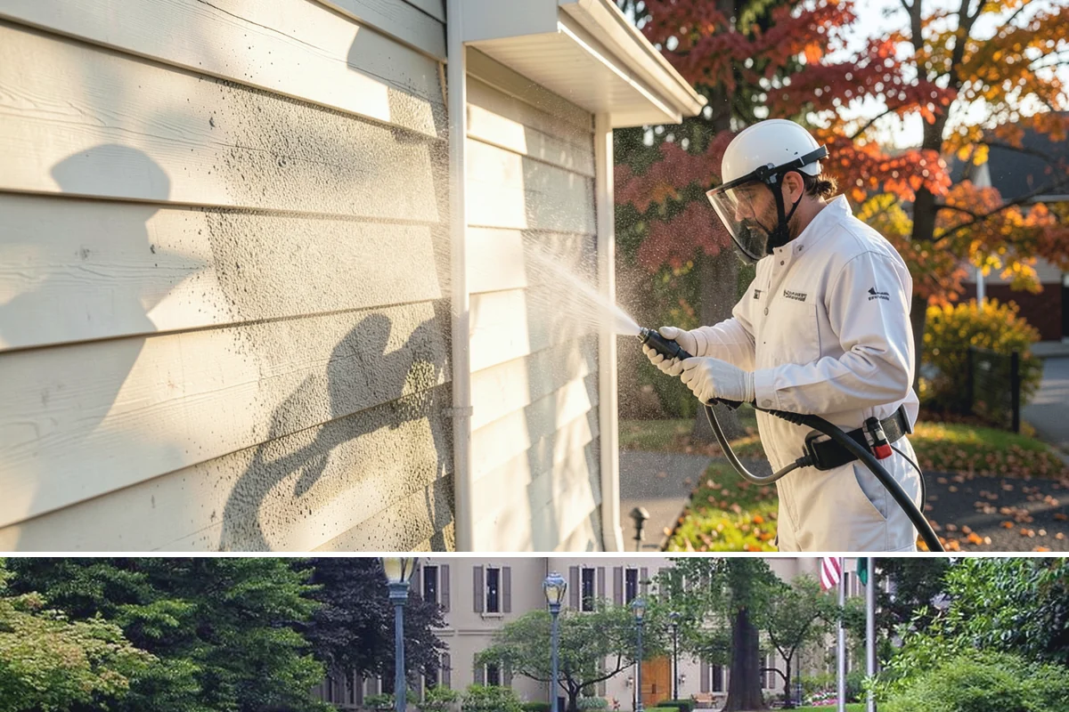 Efflorescence Removal in Woodinville, King County, WA - Summer is the right time because a dry surface reduces the wicking that produces efflorescence, letting the treatment work and...