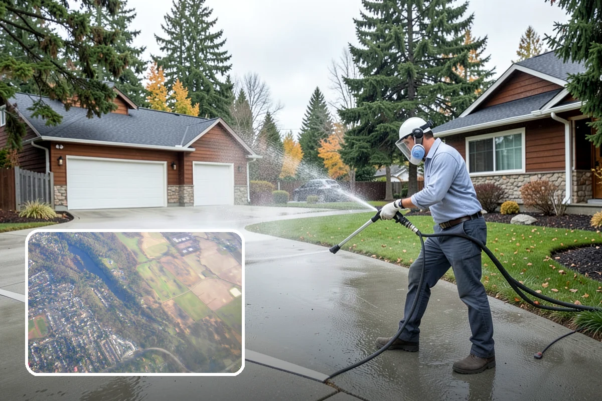 EIFS Cleaning in Algona, King County, WA - Cleans synthetic stucco without abrasive force