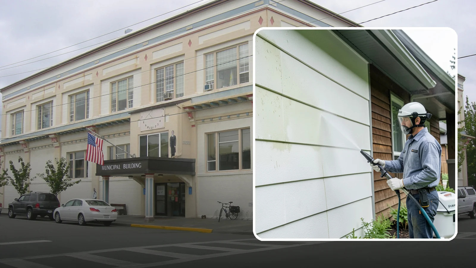 EIFS Cleaning in Anacortes, Skagit County, WA - EIFS cleaning safely removes mildew and grime from synthetic stucco systems that demand a very gentle, moisture-conscious...