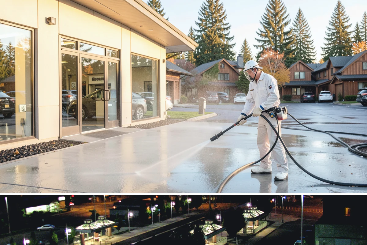 EIFS Cleaning in Auburn, King County, WA - Schedule in the dry summer stretch so the sensitive system dries fully and stays free of trapped moisture.