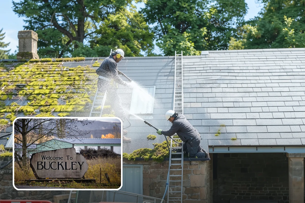 EIFS Cleaning in Buckley, Pierce County, WA - Cleans synthetic stucco without abrasive force