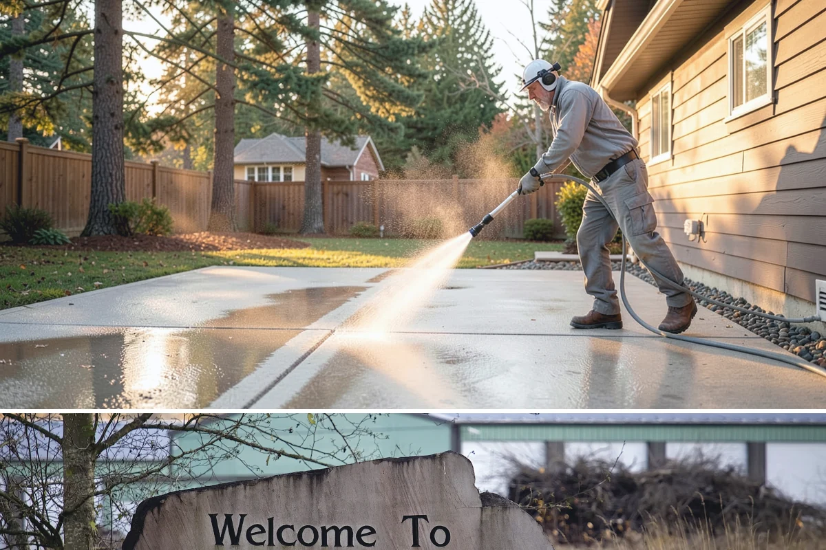 EIFS Cleaning in Buckley, Pierce County, WA - Schedule in the dry summer stretch so the sensitive system dries fully and stays free of trapped moisture.