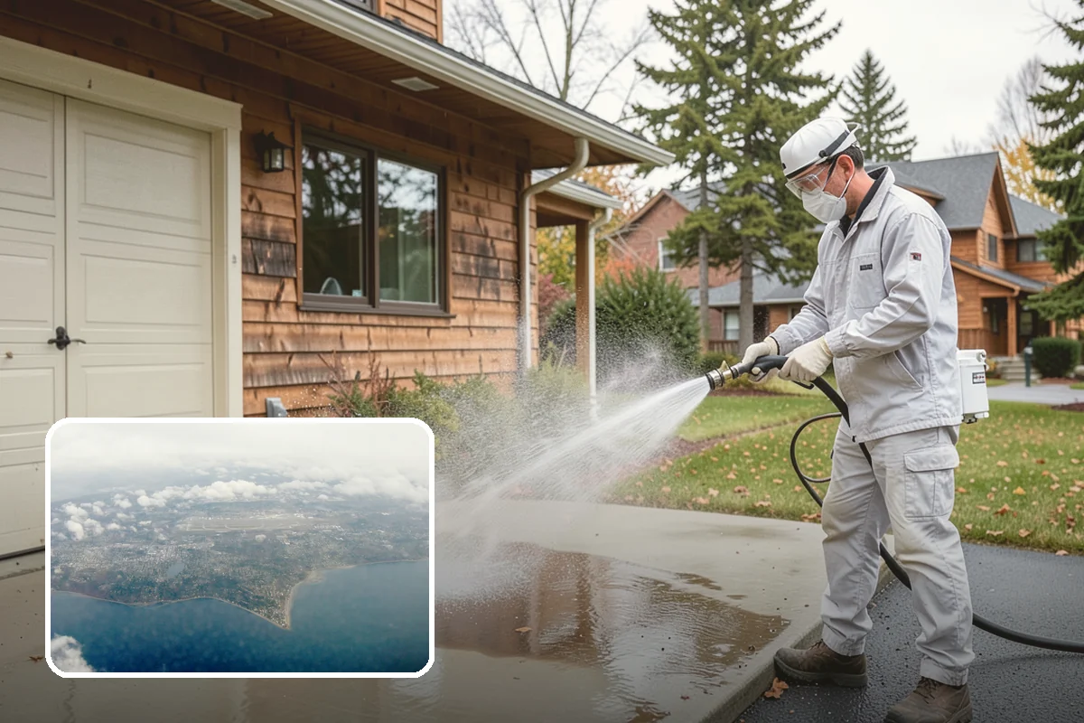 EIFS Cleaning in Burien, King County, WA - Cleans synthetic stucco without abrasive force