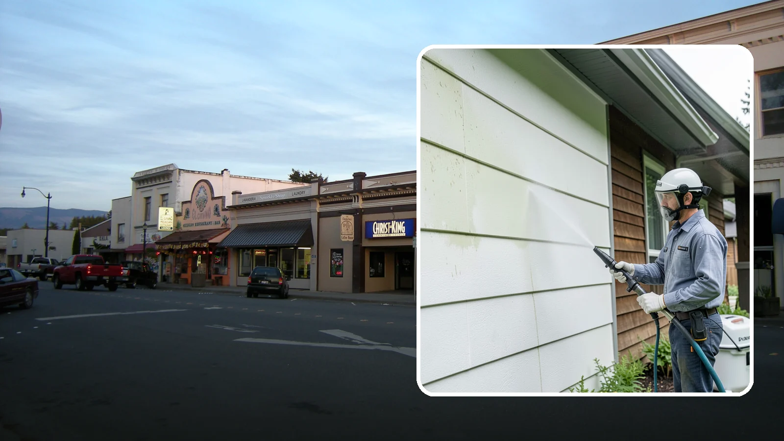 EIFS Cleaning in Burlington, Skagit County, WA - EIFS cleaning safely removes mildew and grime from synthetic stucco systems that demand a very gentle, moisture-conscious...