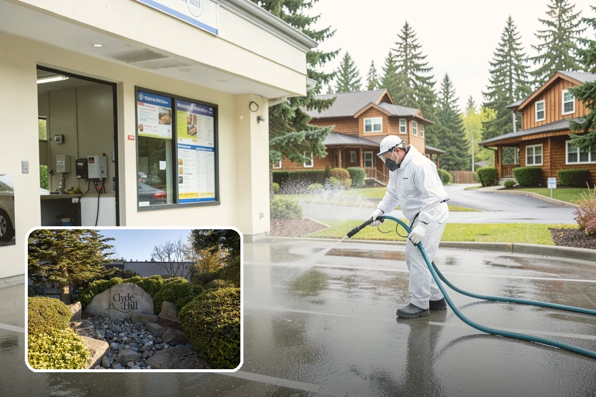 EIFS Cleaning in Clyde Hill, King County, WA - Cleans synthetic stucco without abrasive force
