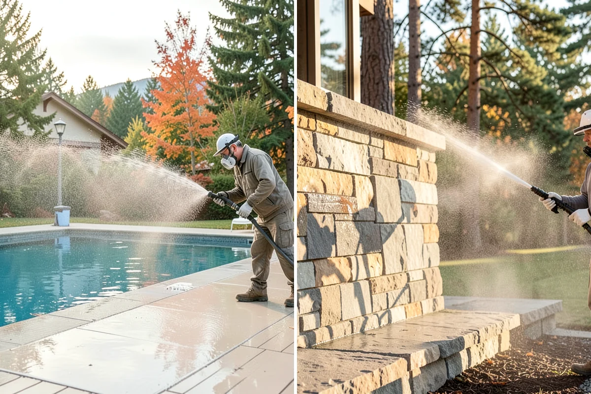 EIFS Cleaning in Clyde Hill, King County, WA - Identify the EIFS finish and note any damaged areas