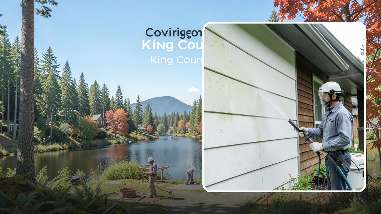 EIFS Cleaning in Covington, King County, WA - EIFS cleaning safely removes mildew and grime from synthetic stucco systems that demand a very gentle, moisture-conscious...