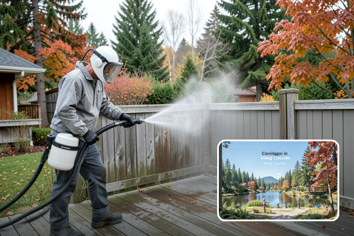 EIFS Cleaning in Covington, King County, WA - Cleans synthetic stucco without abrasive force