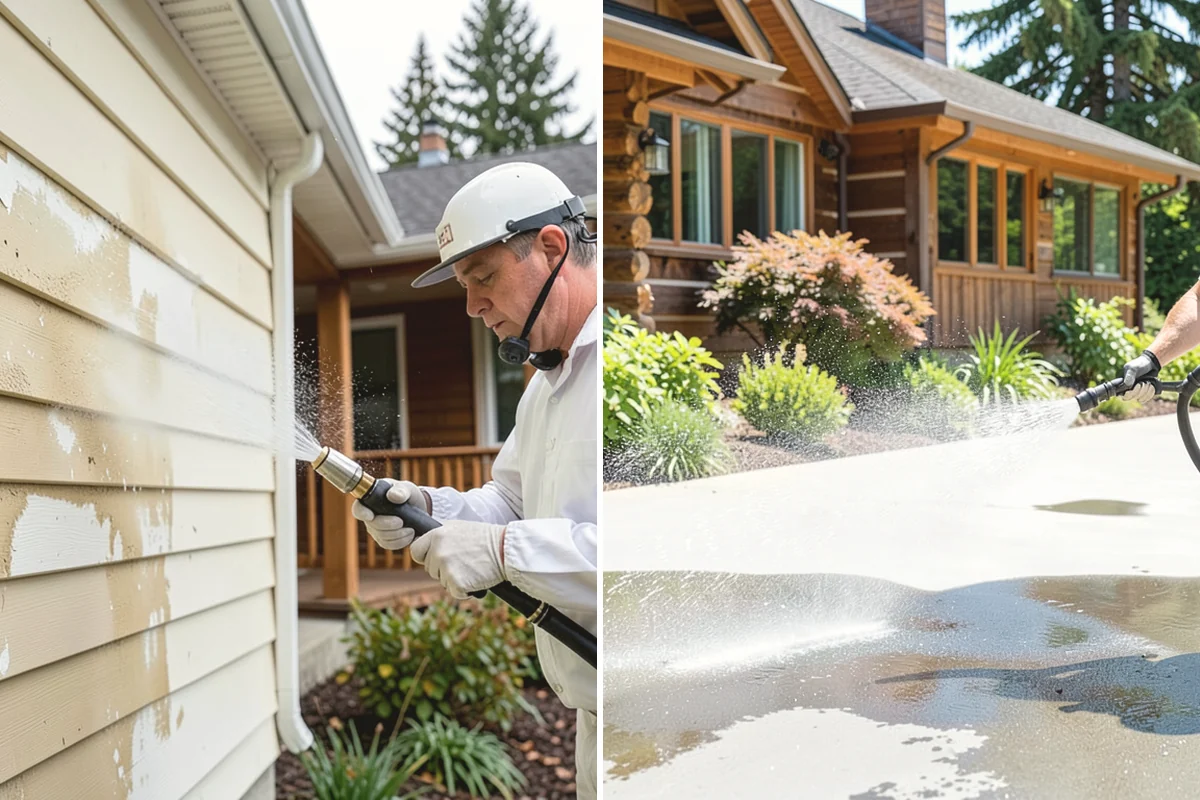 EIFS Cleaning in Duvall, King County, WA - Identify the EIFS finish and note any damaged areas