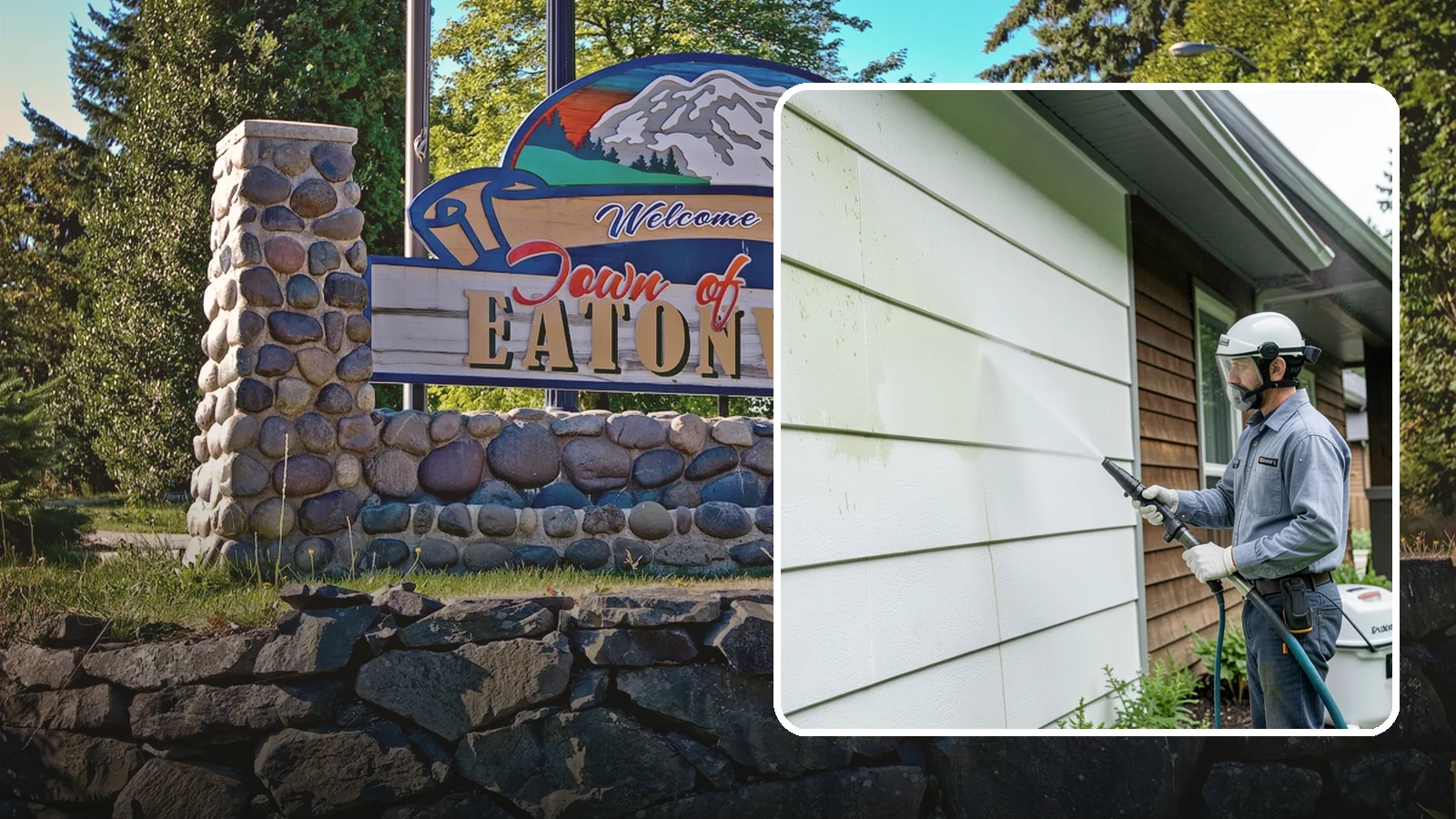 EIFS Cleaning in Eatonville, Pierce County, WA - EIFS cleaning safely removes mildew and grime from synthetic stucco systems that demand a very gentle, moisture-conscious...