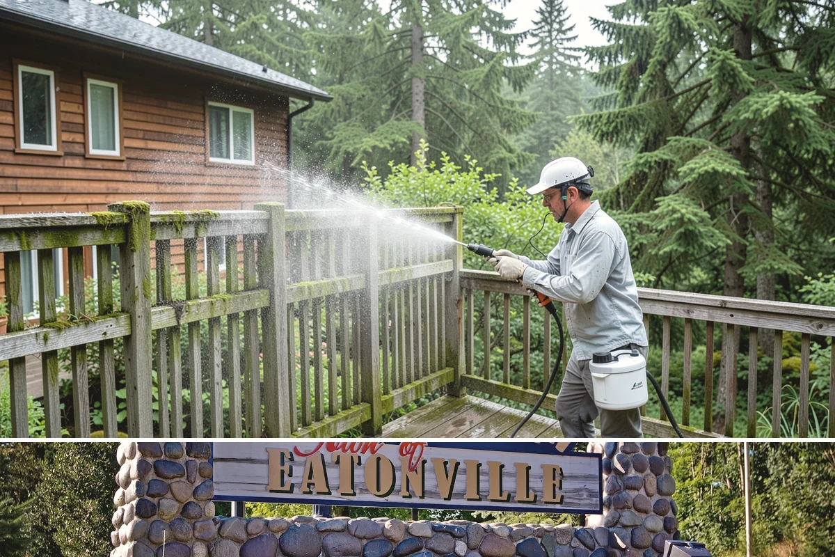 EIFS Cleaning in Eatonville, Pierce County, WA - Schedule in the dry summer stretch so the sensitive system dries fully and stays free of trapped moisture.