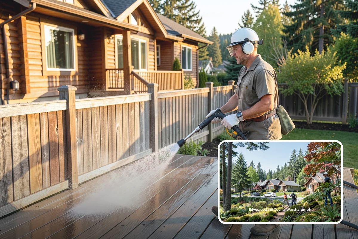 EIFS Cleaning in Edgewood, Pierce County, WA - Cleans synthetic stucco without abrasive force