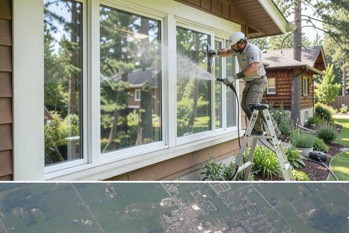 EIFS Cleaning in Enumclaw, King County, WA - Schedule in the dry summer stretch so the sensitive system dries fully and stays free of trapped moisture.