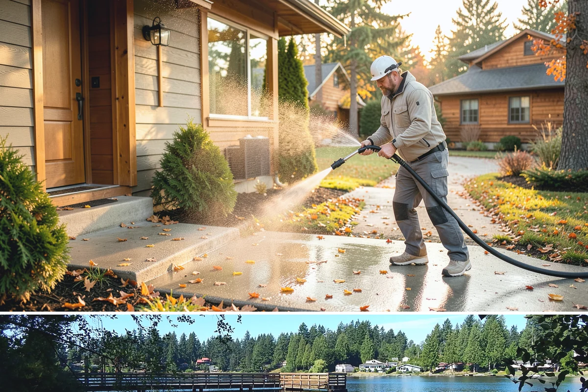 EIFS Cleaning in Federal Way, King County, WA - Schedule in the dry summer stretch so the sensitive system dries fully and stays free of trapped moisture.