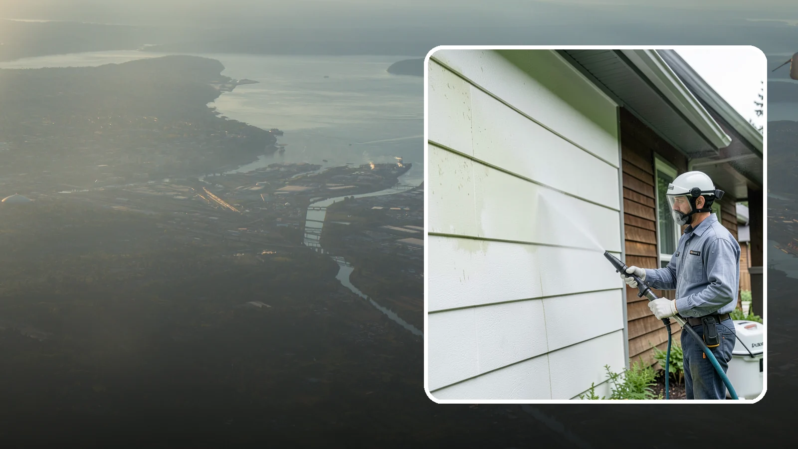 EIFS Cleaning in Fife, Pierce County, WA - EIFS cleaning safely removes mildew and grime from synthetic stucco systems that demand a very gentle, moisture-conscious...