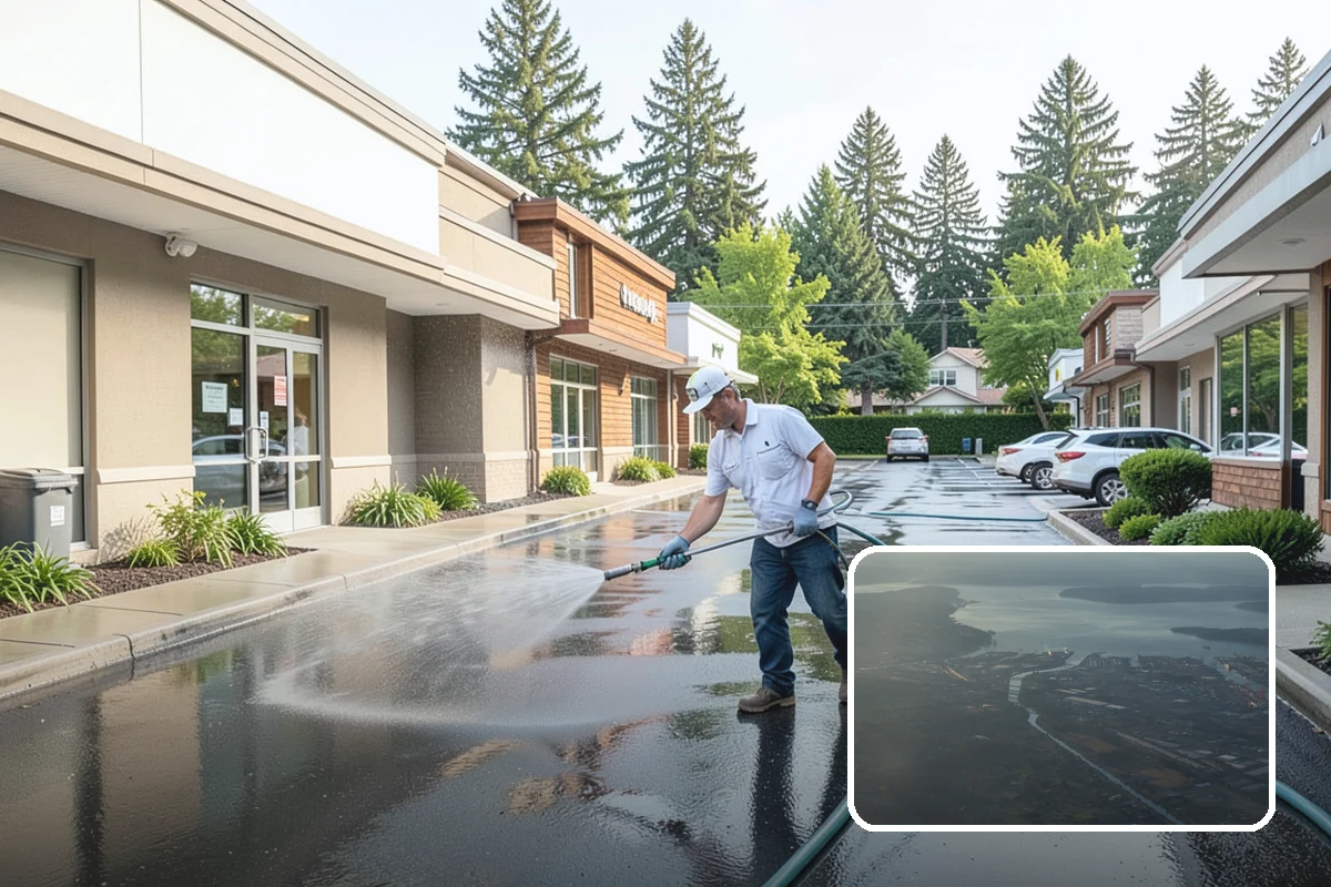 EIFS Cleaning in Fife, Pierce County, WA - Cleans synthetic stucco without abrasive force