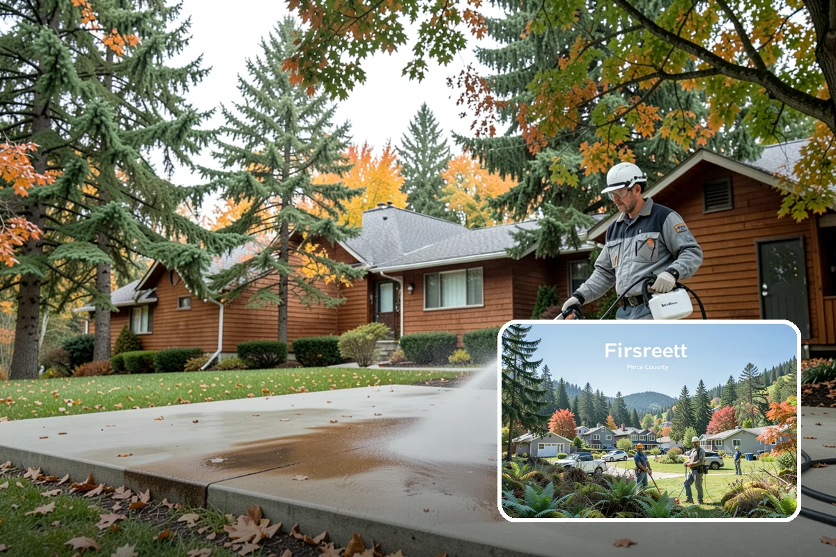 EIFS Cleaning in Fircrest, Pierce County, WA - Cleans synthetic stucco without abrasive force