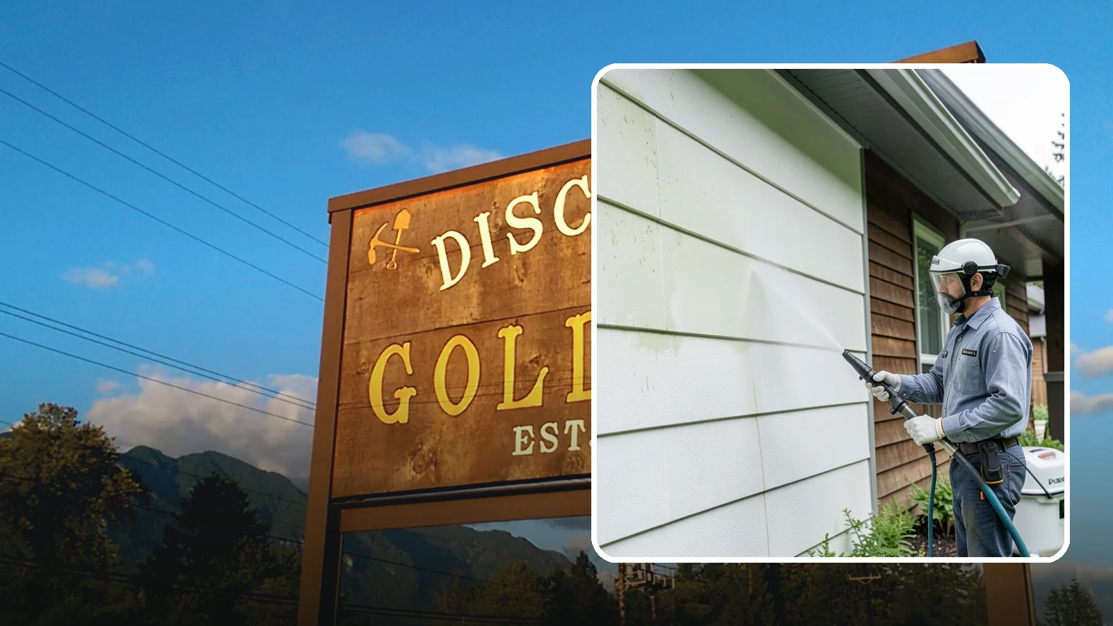 EIFS Cleaning in Gold Bar, Snohomish County, WA - EIFS cleaning safely removes mildew and grime from synthetic stucco systems that demand a very gentle, moisture-conscious...