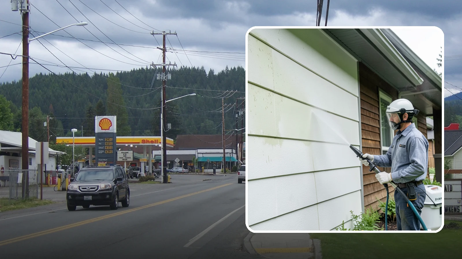 EIFS Cleaning in Granite Falls, Snohomish County, WA - EIFS cleaning safely removes mildew and grime from synthetic stucco systems that demand a very gentle, moisture-conscious...