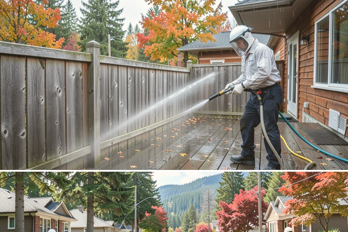 EIFS Cleaning in Hunts Point, King County, WA - Schedule in the dry summer stretch so the sensitive system dries fully and stays free of trapped moisture.