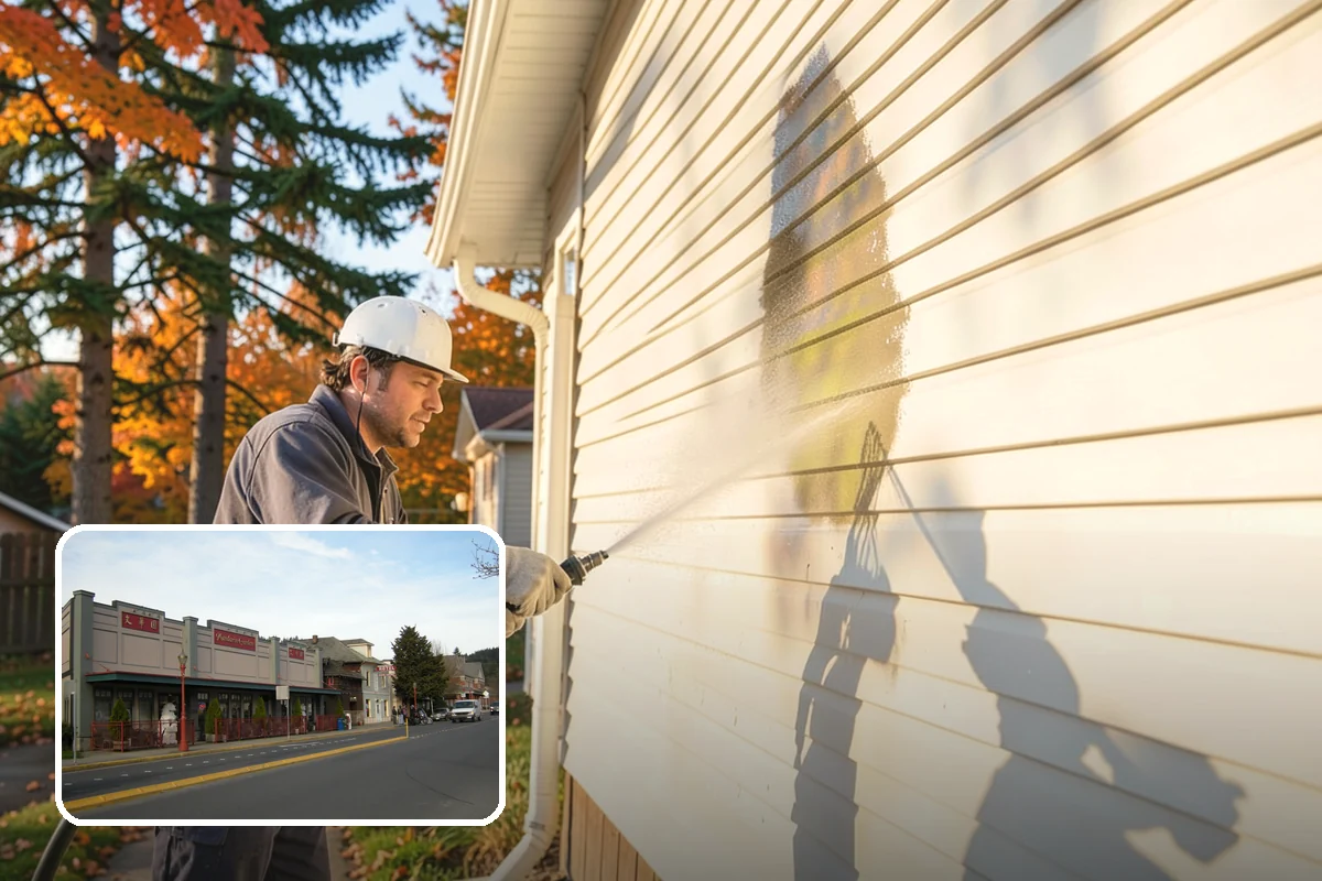 EIFS Cleaning in Issaquah, King County, WA - Cleans synthetic stucco without abrasive force