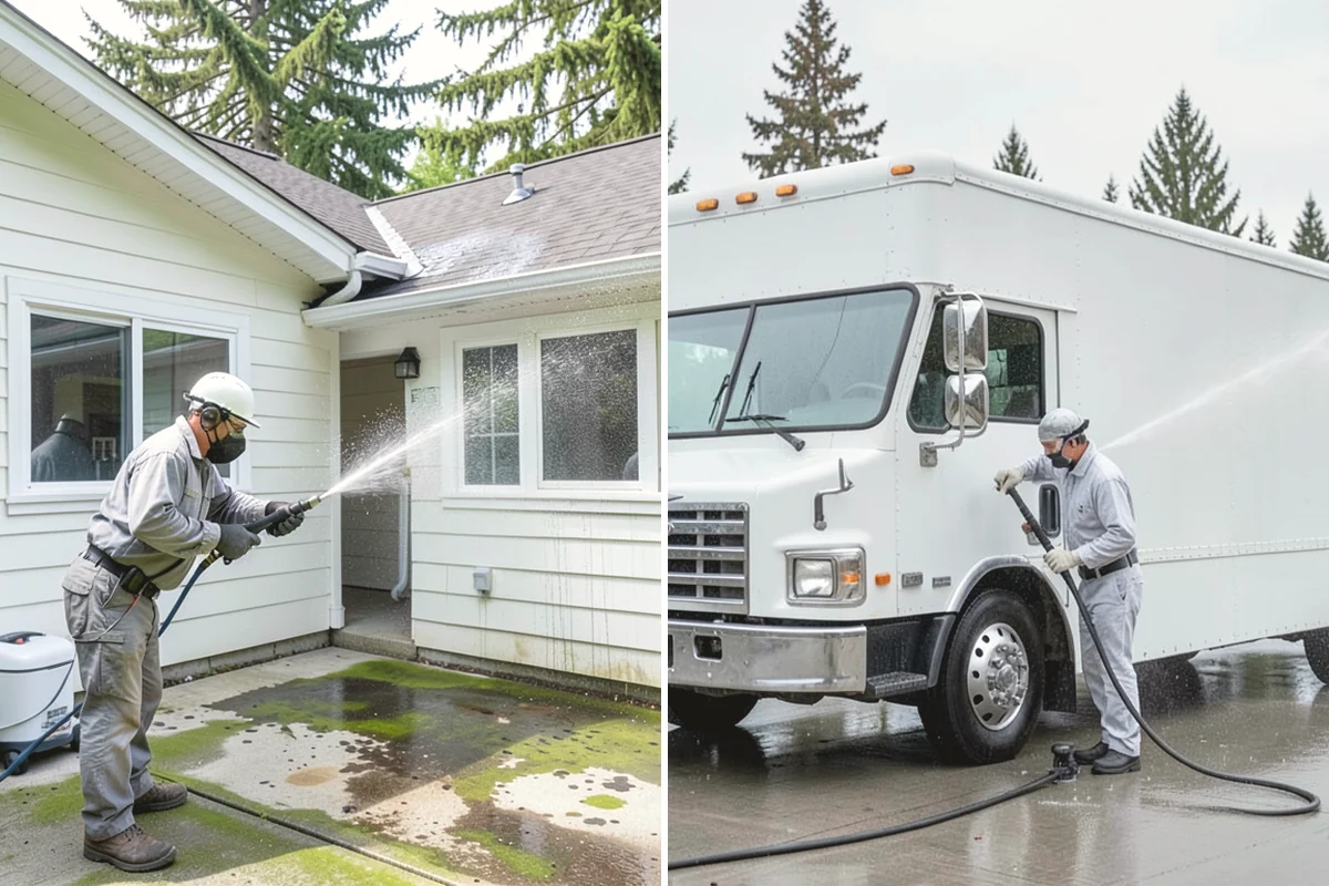 EIFS Cleaning in Issaquah, King County, WA - Identify the EIFS finish and note any damaged areas