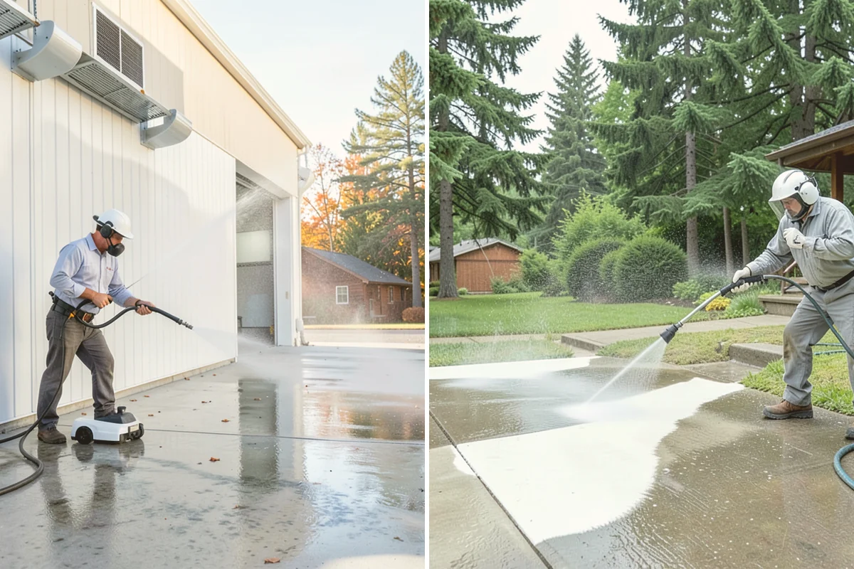EIFS Cleaning in Kirkland, King County, WA - Identify the EIFS finish and note any damaged areas