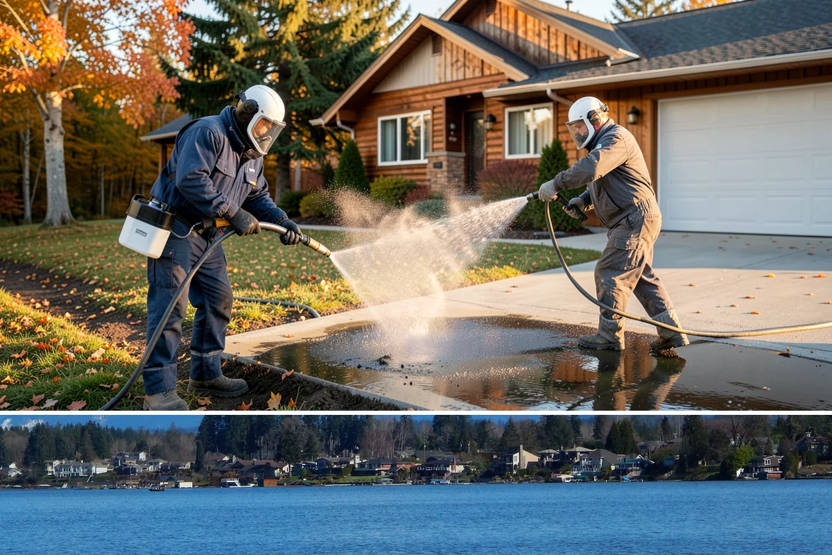 EIFS Cleaning in Lake Stevens, Snohomish County, WA - Schedule in the dry summer stretch so the sensitive system dries fully and stays free of trapped moisture.