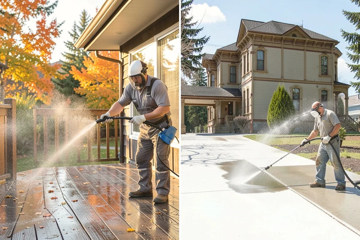 EIFS Cleaning in Mill Creek, Snohomish County, WA - Identify the EIFS finish and note any damaged areas