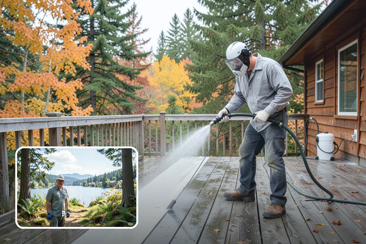 EIFS Cleaning in Milton, King County, WA - Cleans synthetic stucco without abrasive force