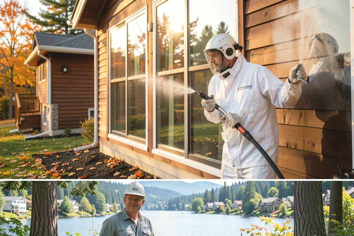 EIFS Cleaning in Milton, King County, WA - Schedule in the dry summer stretch so the sensitive system dries fully and stays free of trapped moisture.