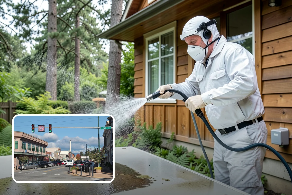 EIFS Cleaning in Monroe, Snohomish County, WA - Cleans synthetic stucco without abrasive force