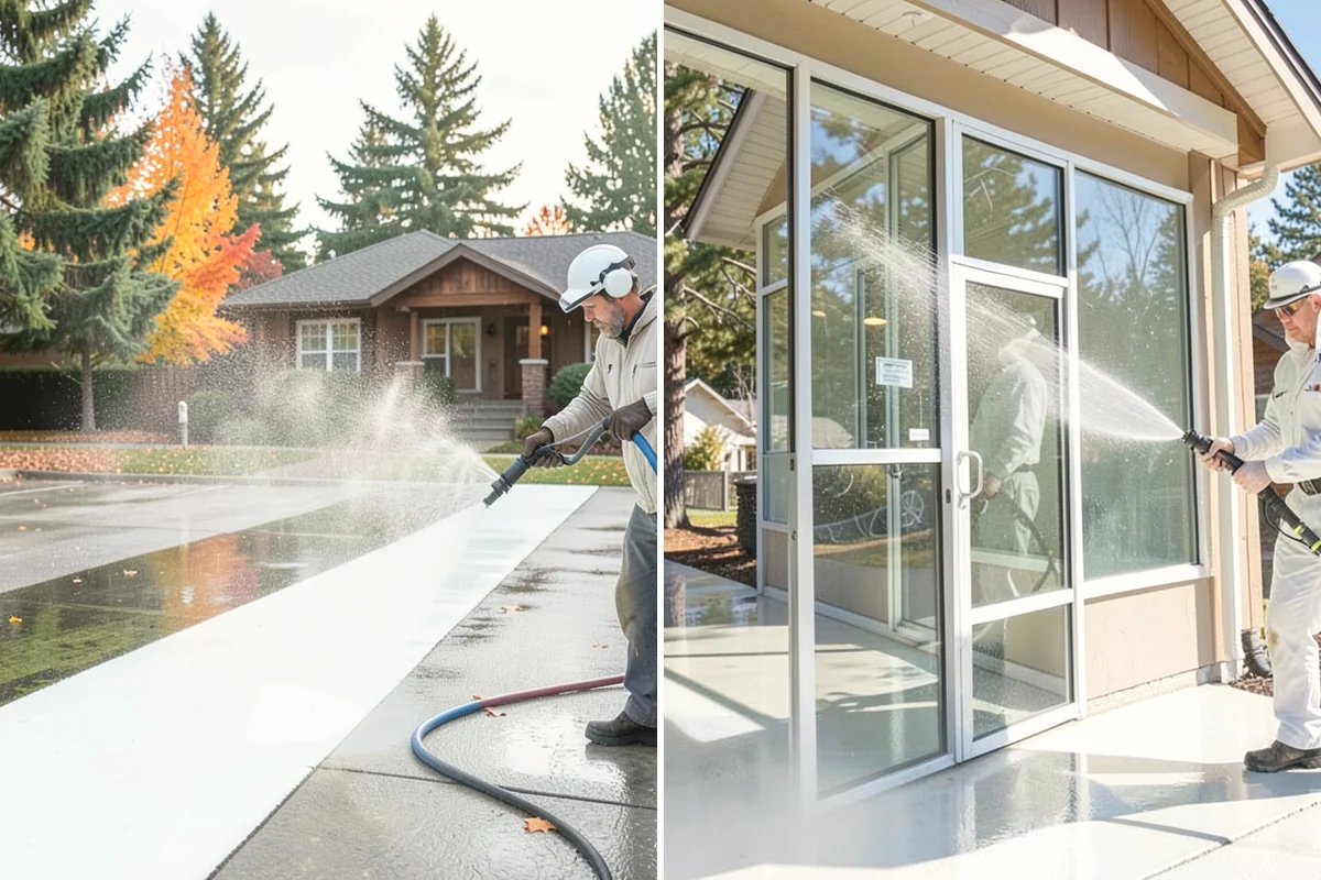 EIFS Cleaning in Mukilteo, Snohomish County, WA - Identify the EIFS finish and note any damaged areas