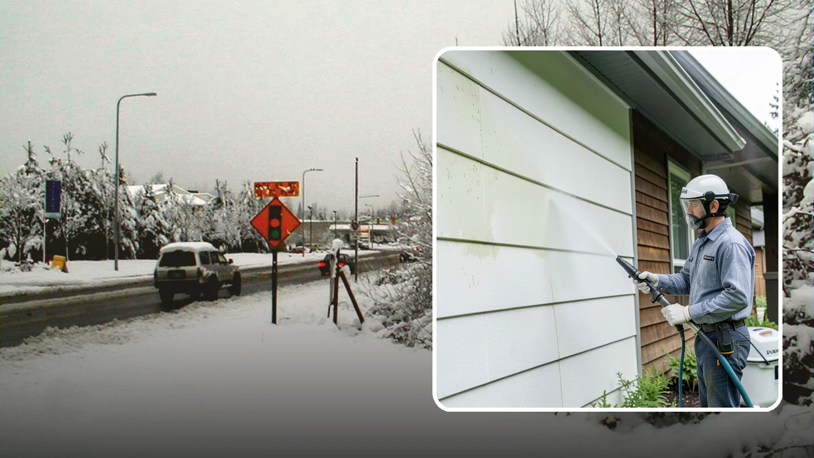 EIFS Cleaning in Newcastle, King County, WA - EIFS cleaning safely removes mildew and grime from synthetic stucco systems that demand a very gentle, moisture-conscious...