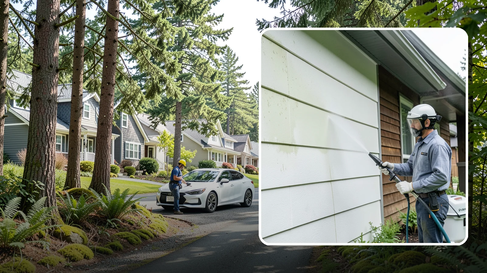 EIFS Cleaning in Normandy Park, King County, WA - EIFS cleaning safely removes mildew and grime from synthetic stucco systems that demand a very gentle, moisture-conscious...