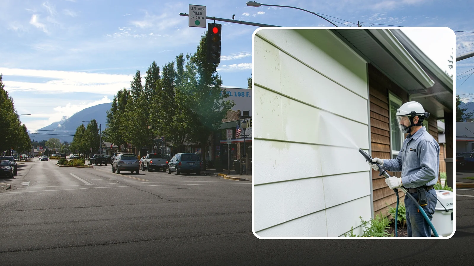 EIFS Cleaning in North Bend, King County, WA - EIFS cleaning safely removes mildew and grime from synthetic stucco systems that demand a very gentle, moisture-conscious...