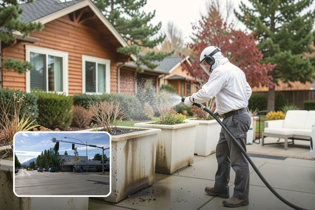 EIFS Cleaning in North Bend, King County, WA - Cleans synthetic stucco without abrasive force