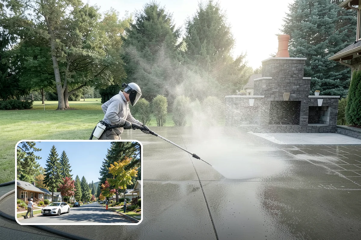 EIFS Cleaning in Orting, Pierce County, WA - Cleans synthetic stucco without abrasive force