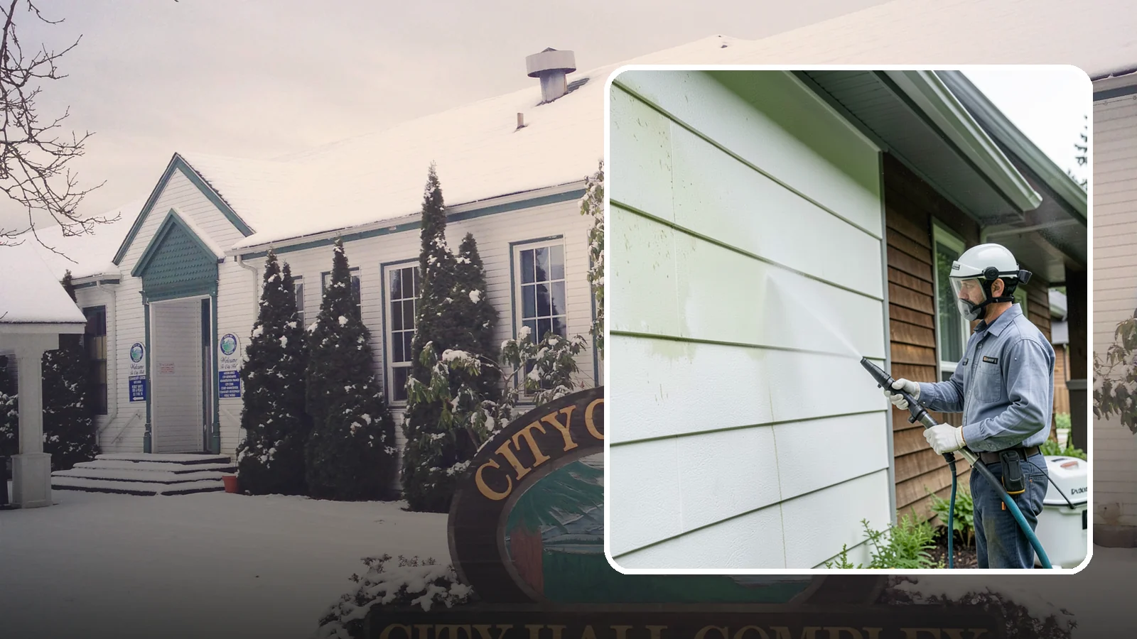 EIFS Cleaning in Pacific, King County, WA - EIFS cleaning safely removes mildew and grime from synthetic stucco systems that demand a very gentle, moisture-conscious...