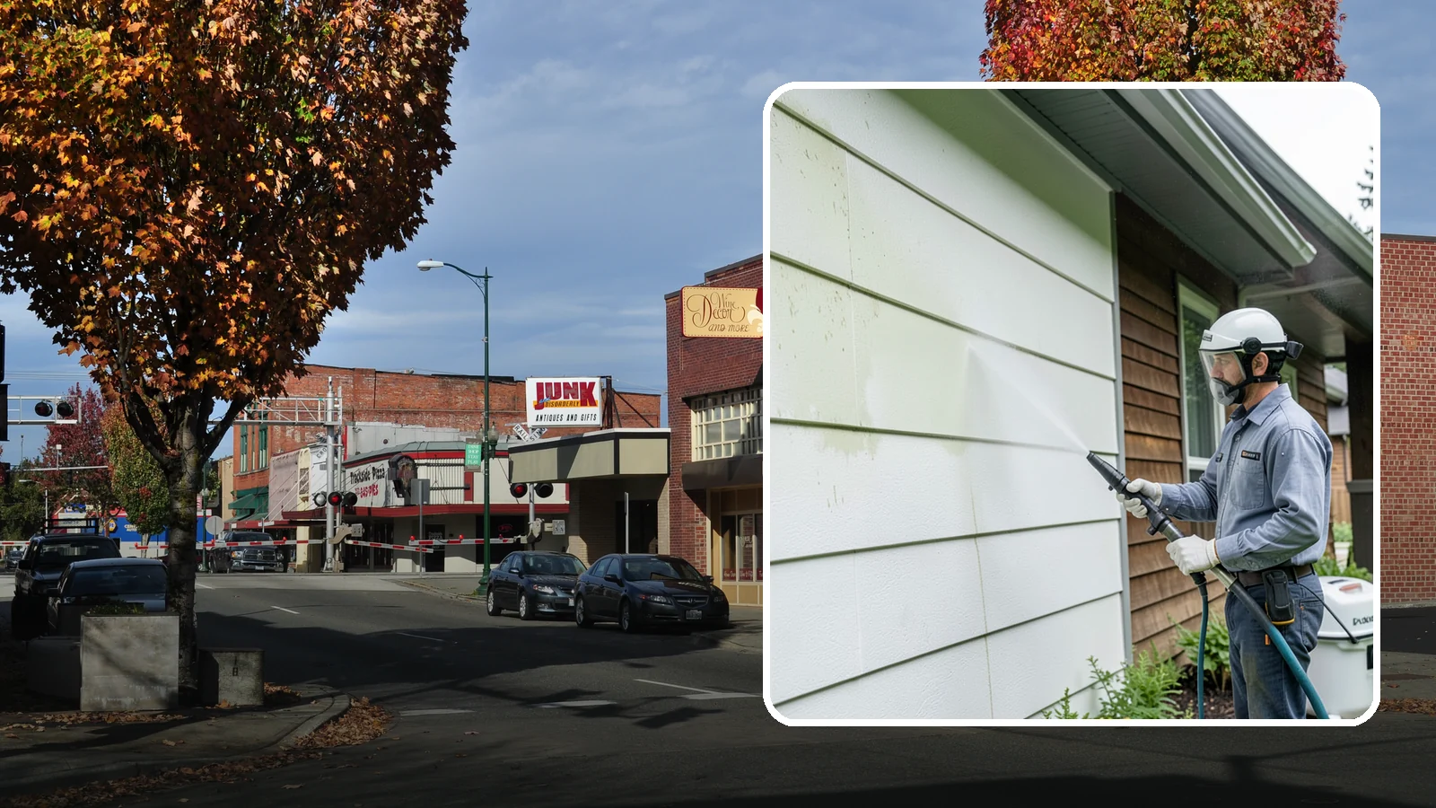 EIFS Cleaning in Puyallup, Pierce County, WA - EIFS cleaning safely removes mildew and grime from synthetic stucco systems that demand a very gentle, moisture-conscious...