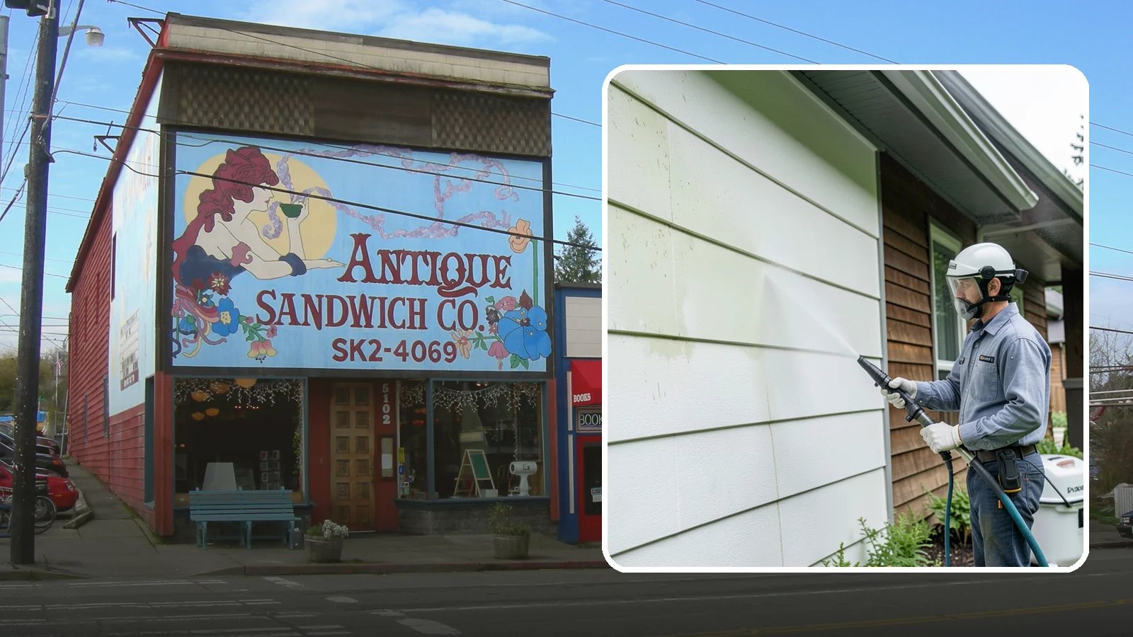 EIFS Cleaning in Ruston, Pierce County, WA - EIFS cleaning safely removes mildew and grime from synthetic stucco systems that demand a very gentle, moisture-conscious...