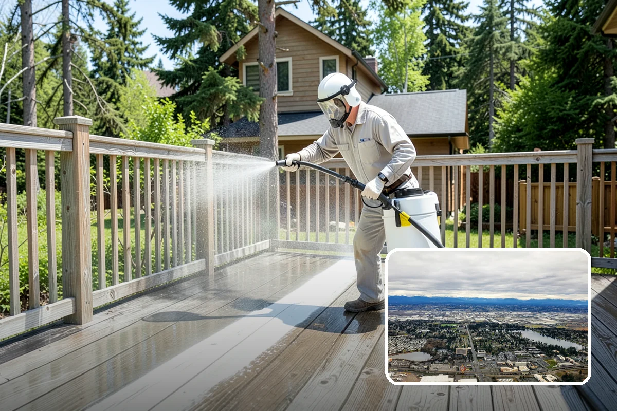 EIFS Cleaning in SeaTac, King County, WA - Cleans synthetic stucco without abrasive force