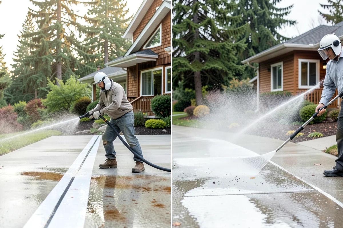 EIFS Cleaning in SeaTac, King County, WA - Identify the EIFS finish and note any damaged areas